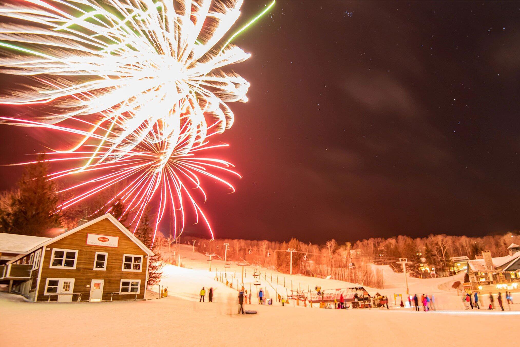 New Year's Celebrations at Vermont Ski Areas Cover